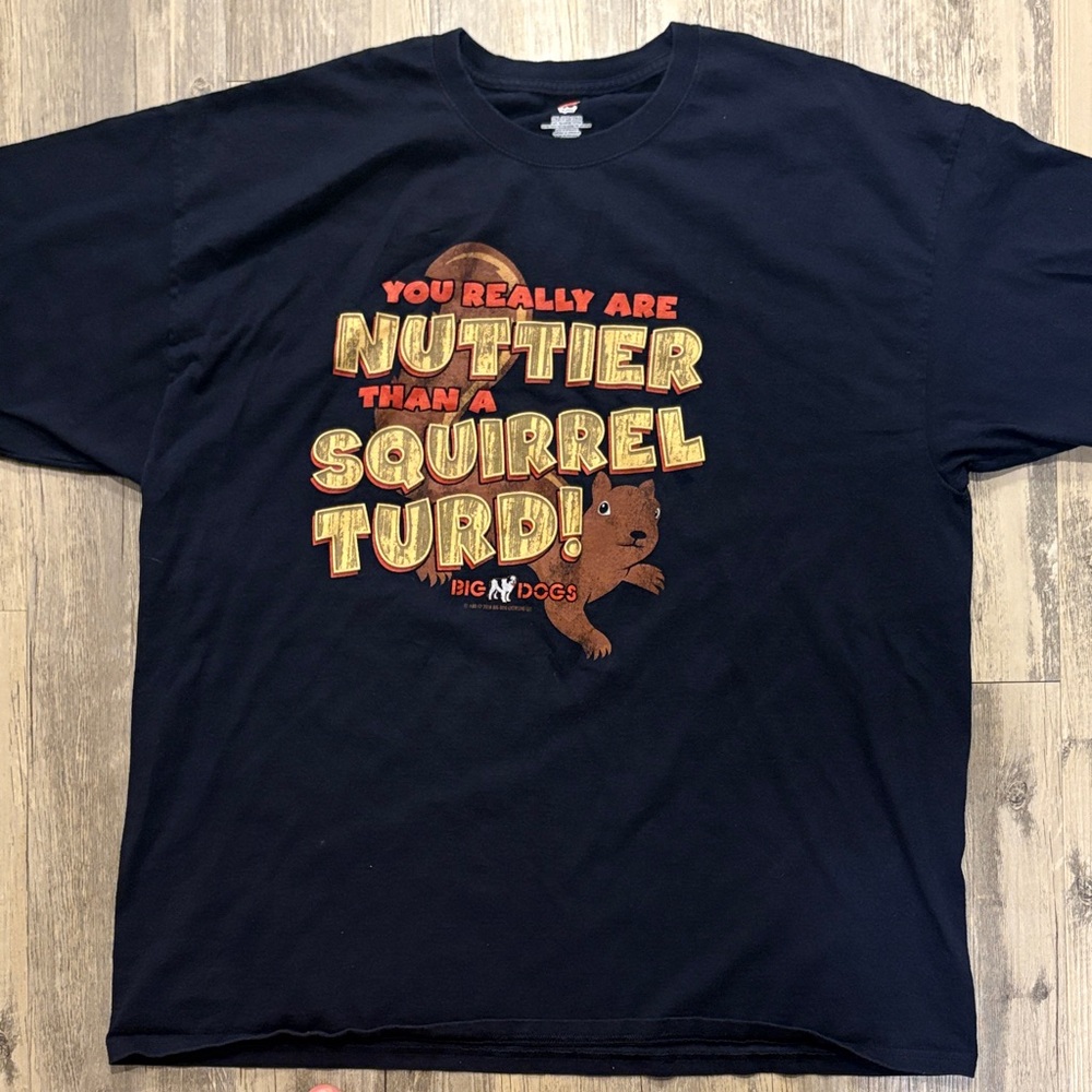 Big Dogs Black Graphic Tee Shirt